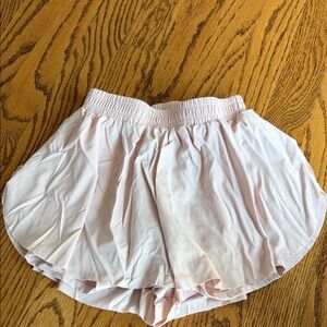 Source Unknown Light Pink Girls' Athletic Skort